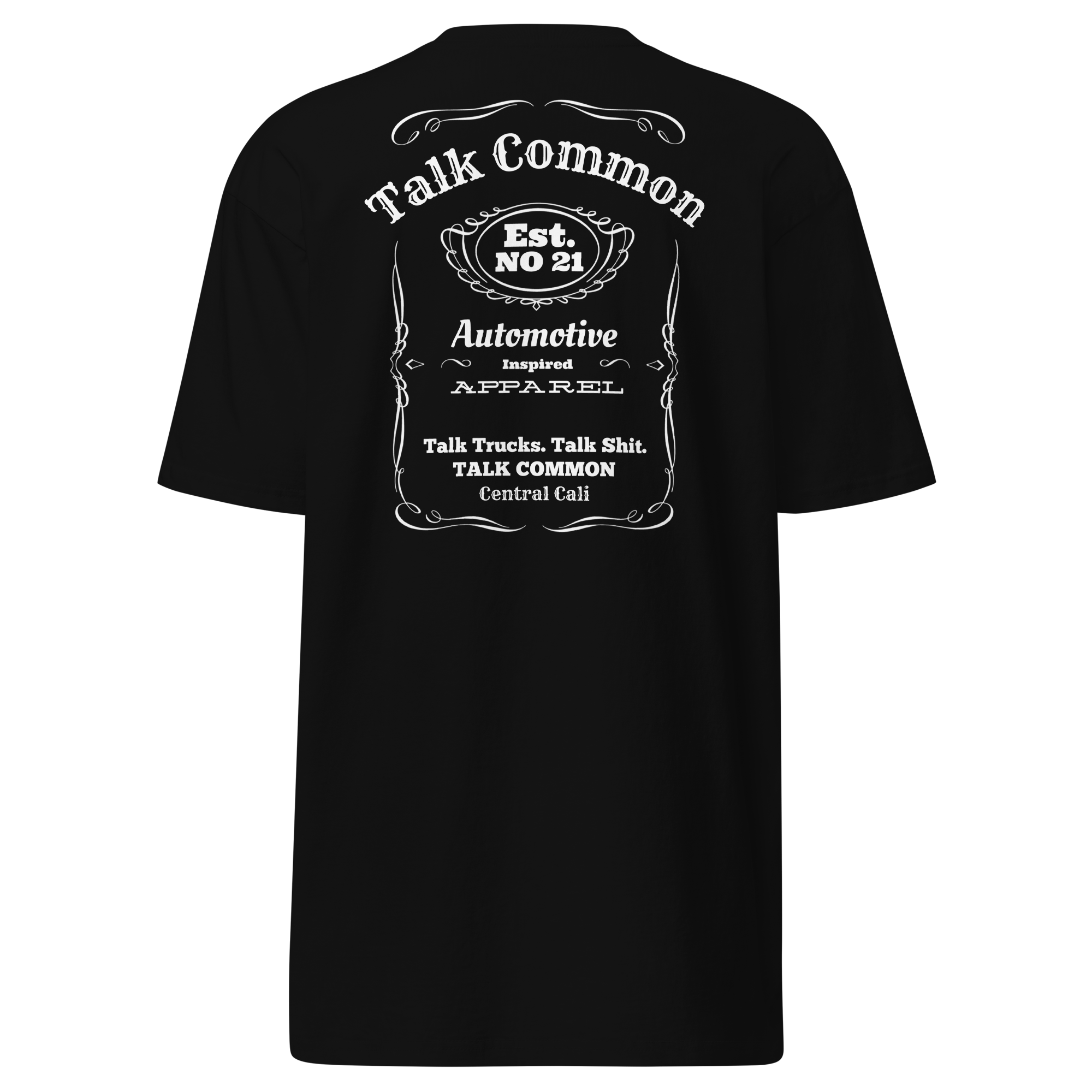 TC Talk Trucks Whiskey Style Tee - back print