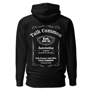 TC Talk Trucks Whiskey Style Hoodie - back print