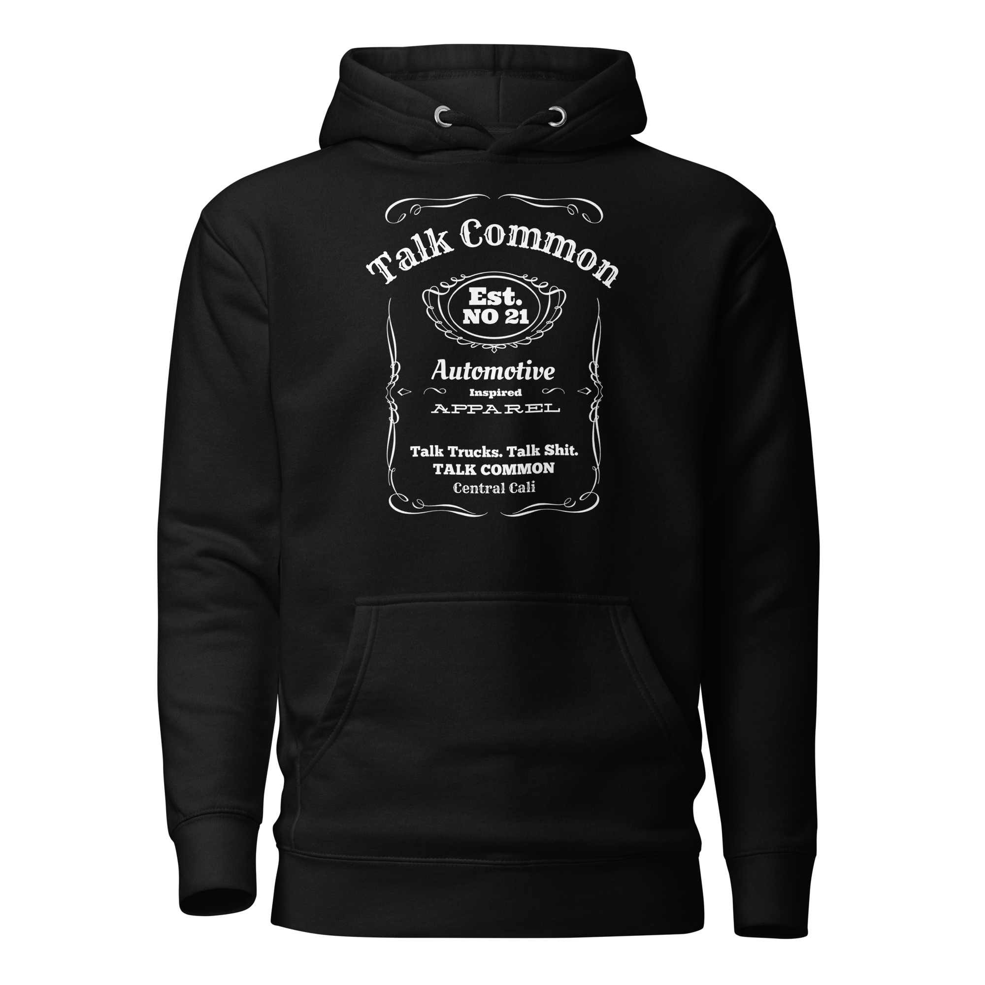 TC Talk Trucks Whiskey Style Hoodie -front print