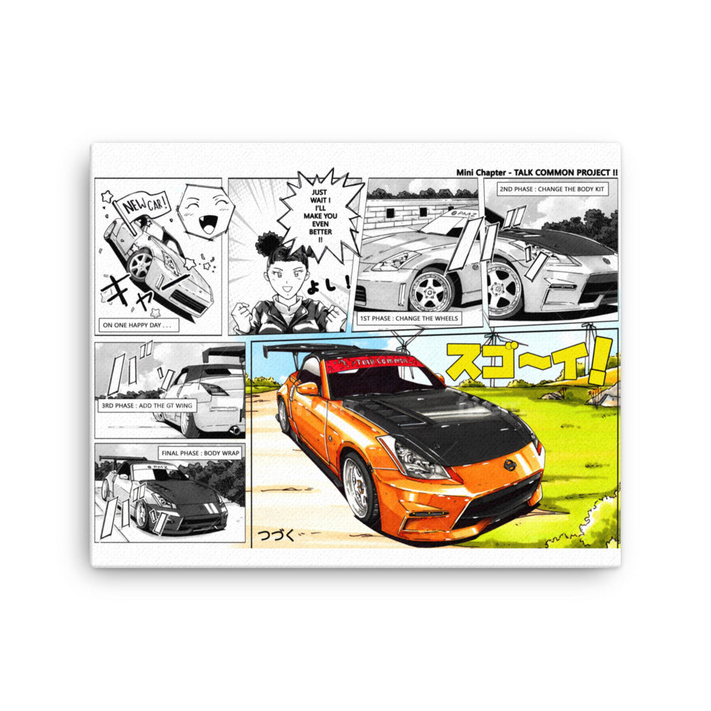 Tati’s 350Z! Comic Canvas