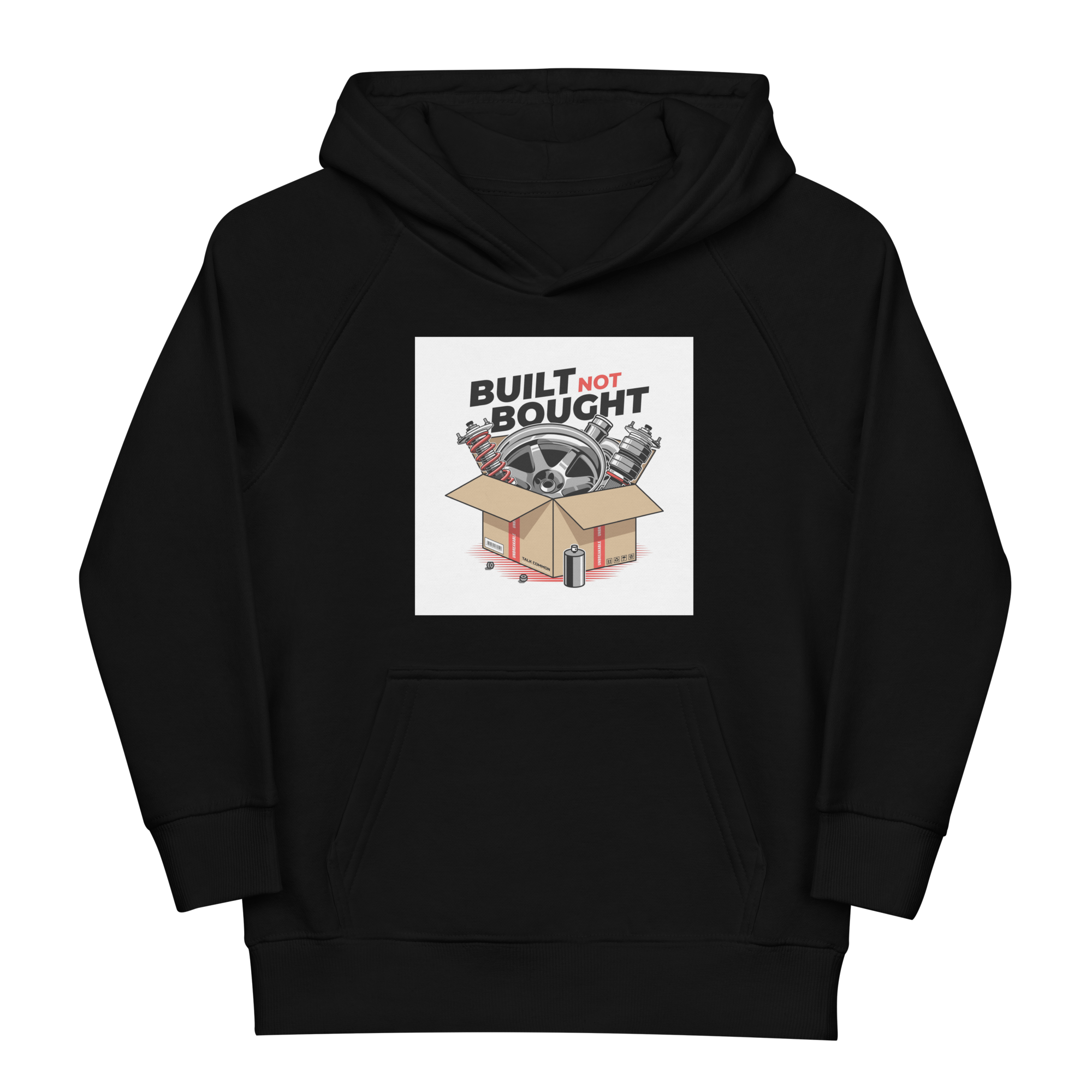 Built not Bought Square Youth Hoodie