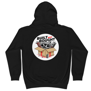 Built not Bought Youth Hoodie - Back Print