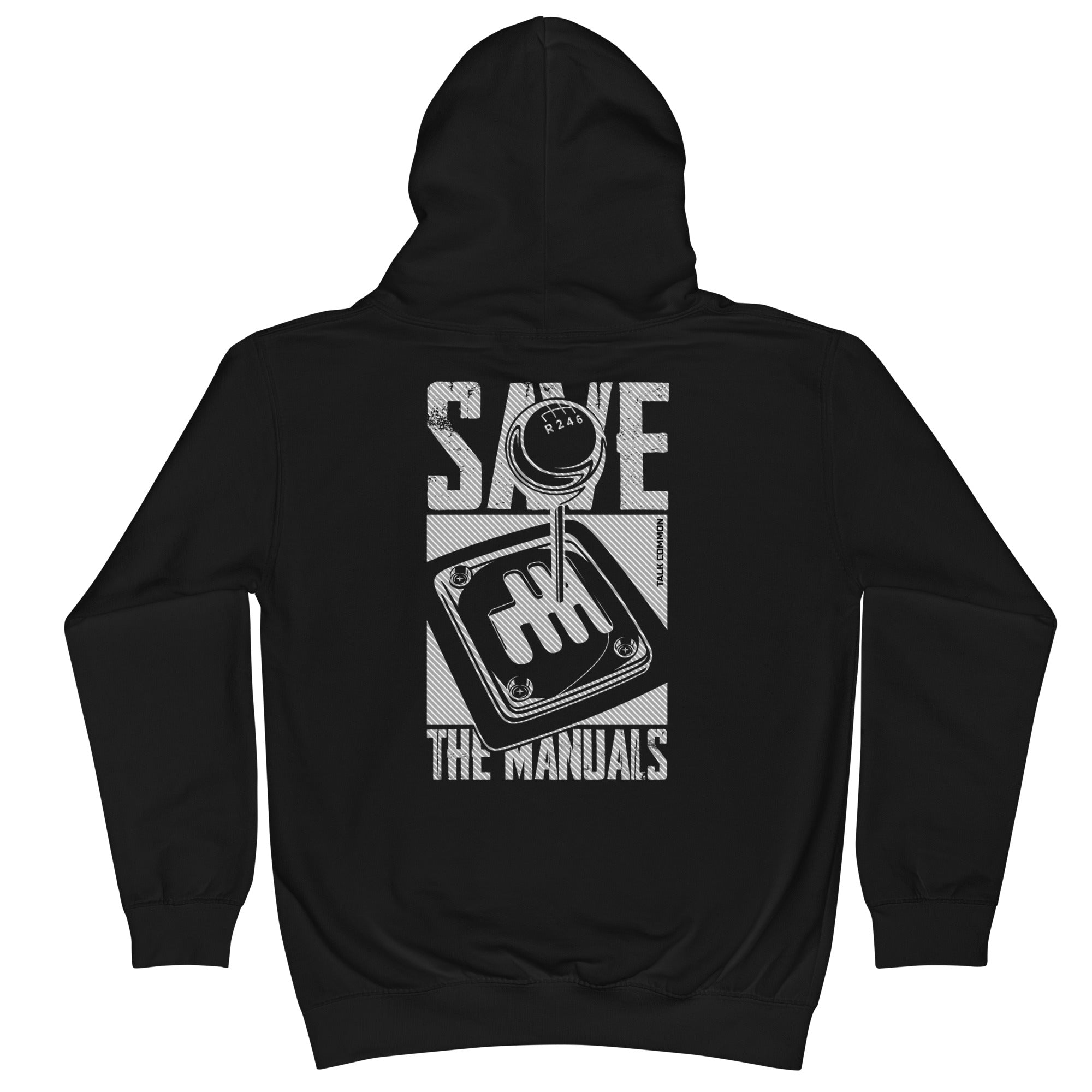 Manuals Youth Hoodie Back Print