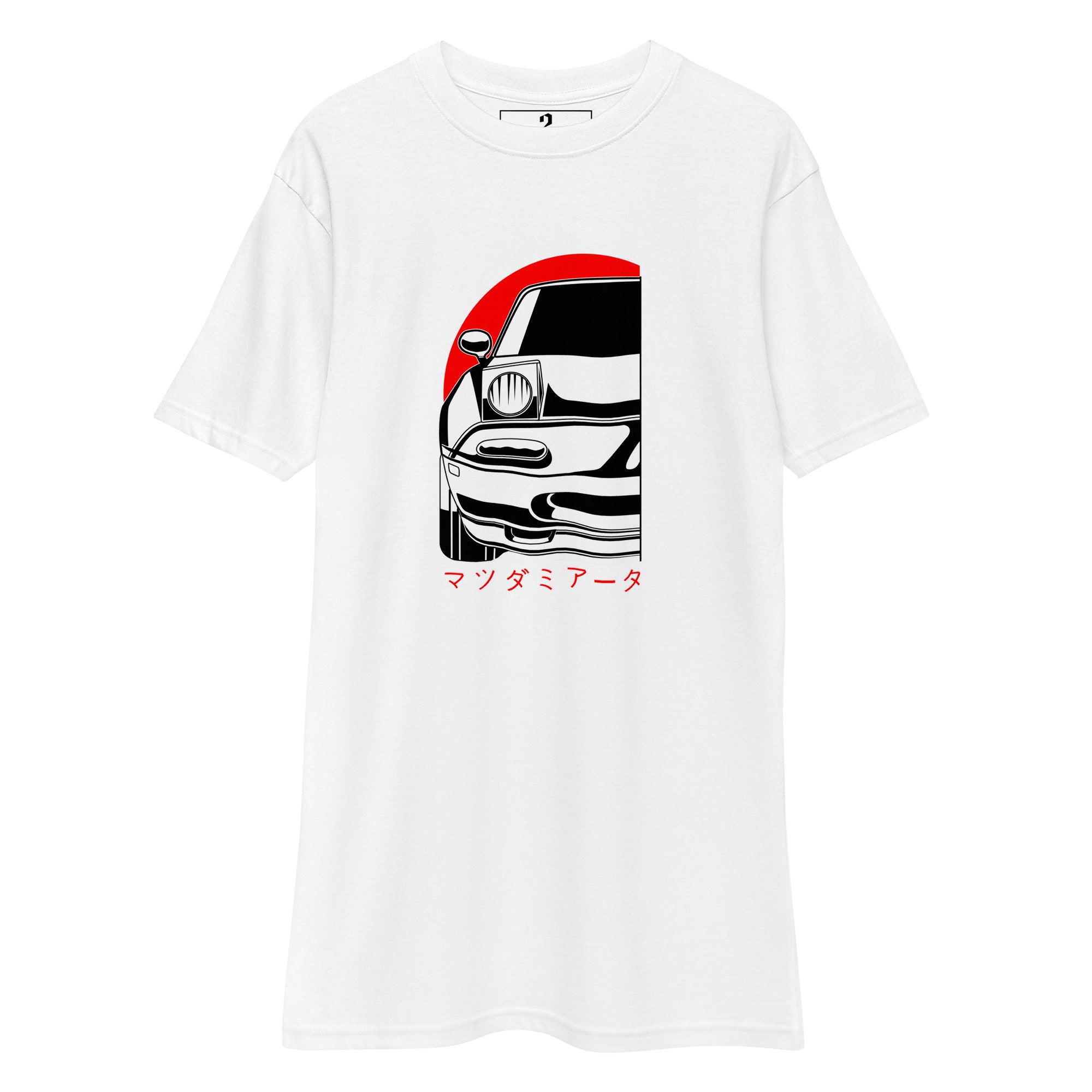 Mazda Miata Peek-a-Boo Tee (black/white)