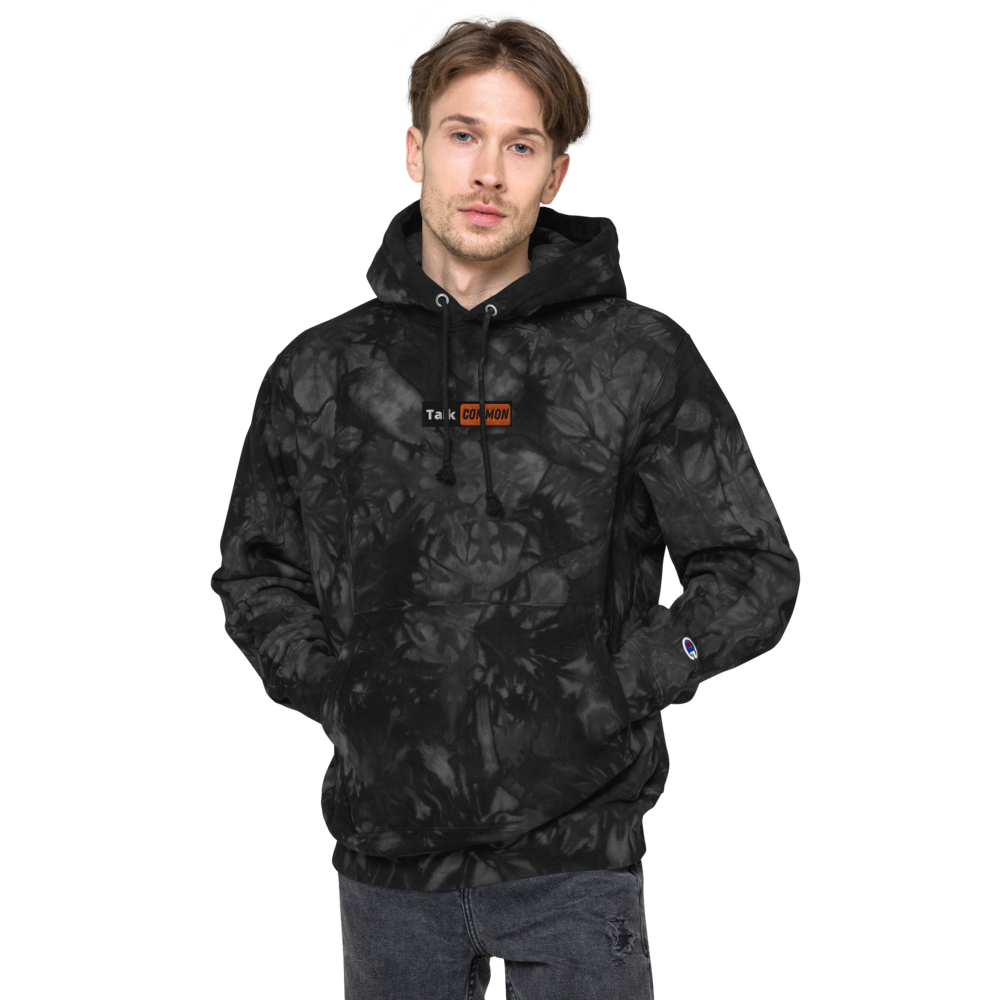 Talk Common Hub Champion tie-dye hoodie