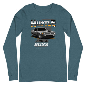 Mustang Boss Longsleeve - white print