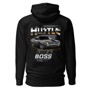 Mustang Boss Hoodie - white print