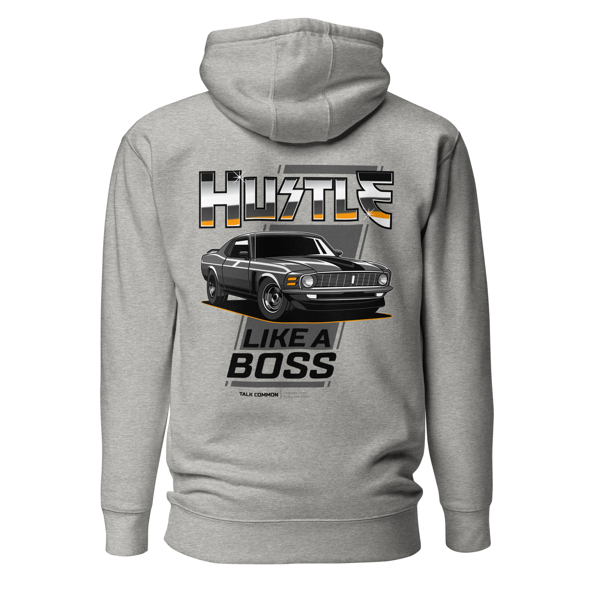 Mustang Boss Hoodie - Black Print