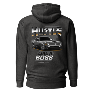 Mustang Boss Hoodie - white print