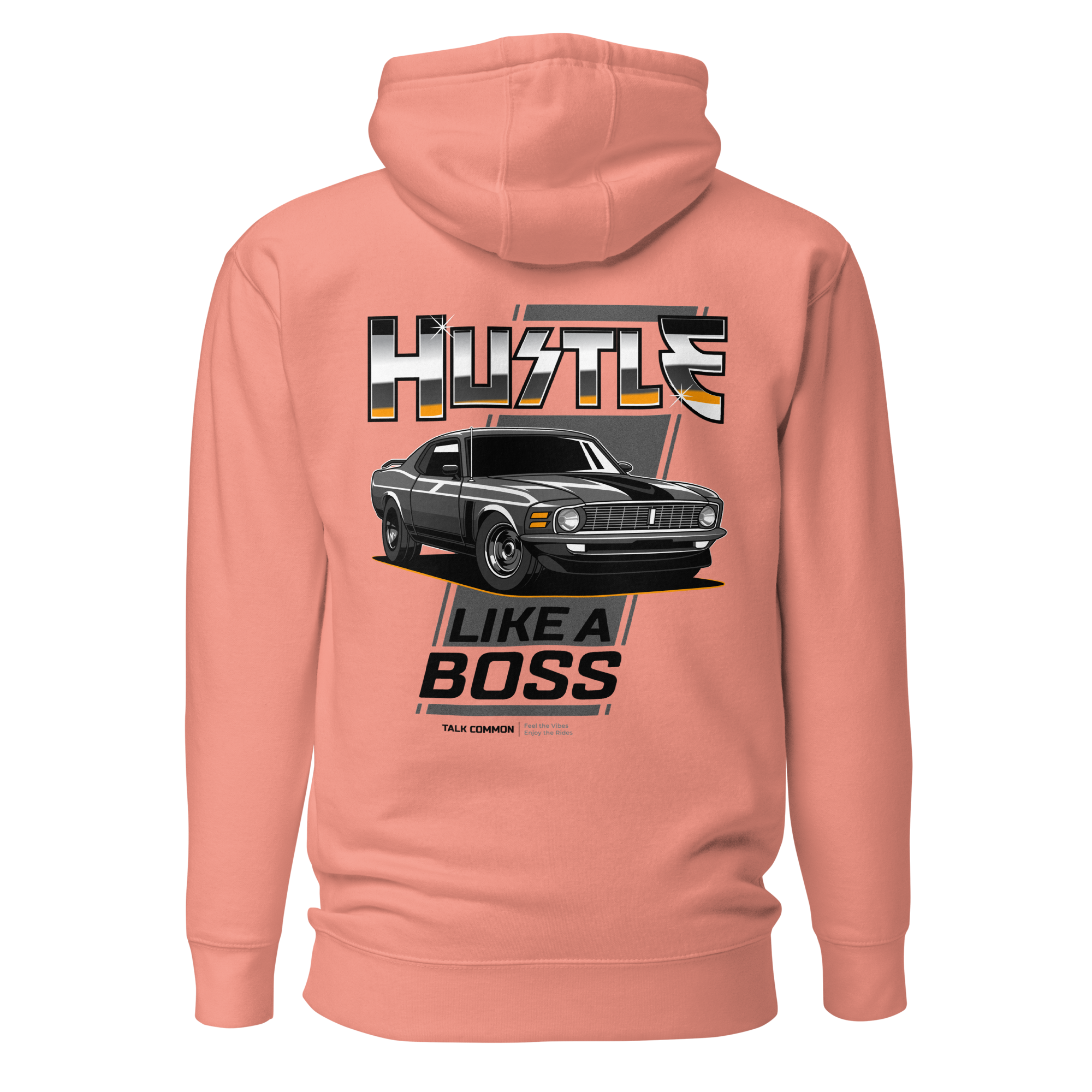 Mustang Boss Hoodie - Black Print