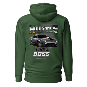 Mustang Boss Hoodie - white print