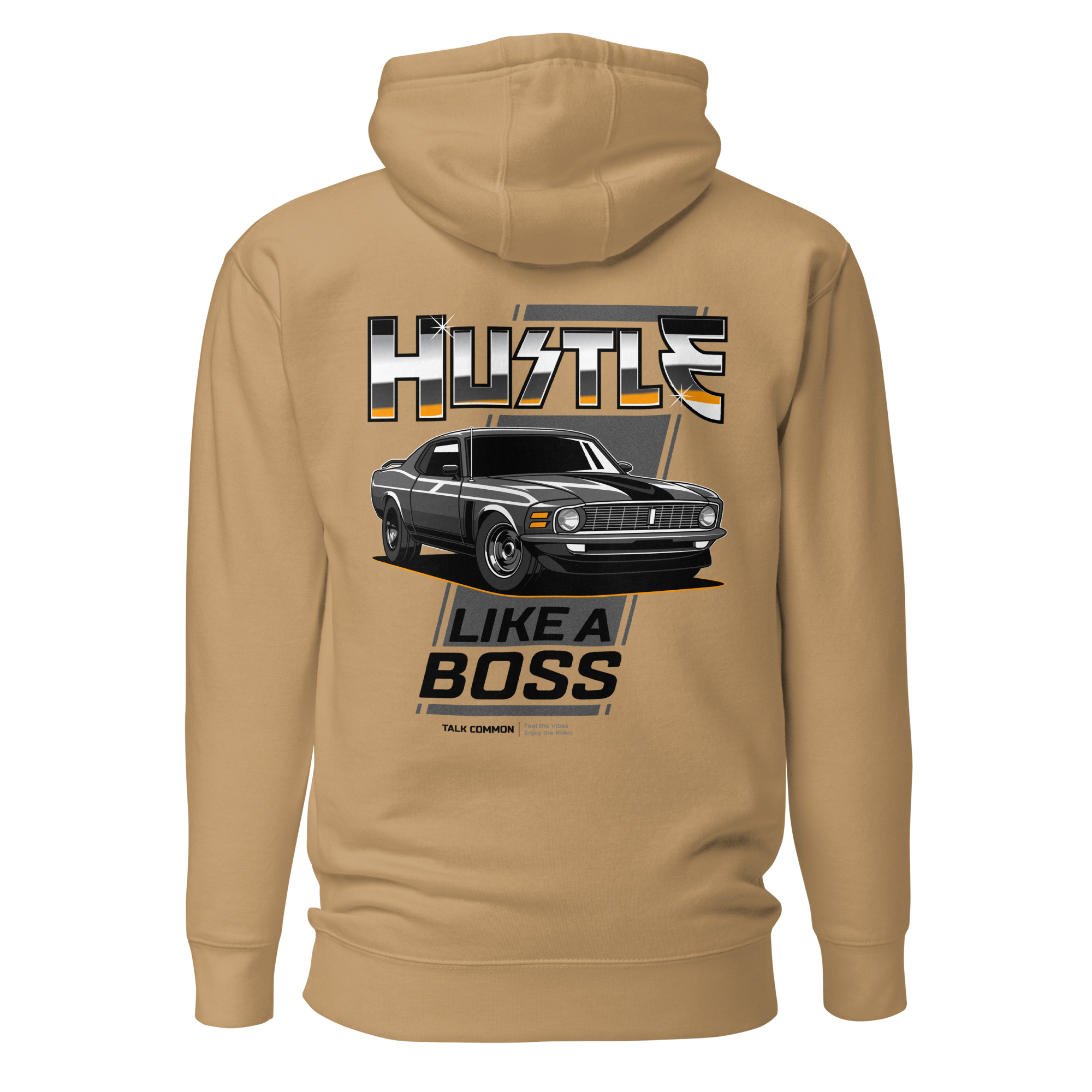 Mustang Boss Hoodie - Black Print