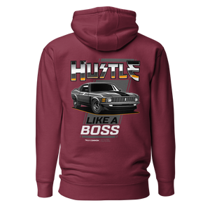 Mustang Boss Hoodie - white print