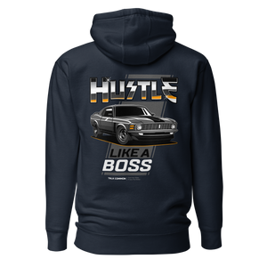 Mustang Boss Hoodie - white print