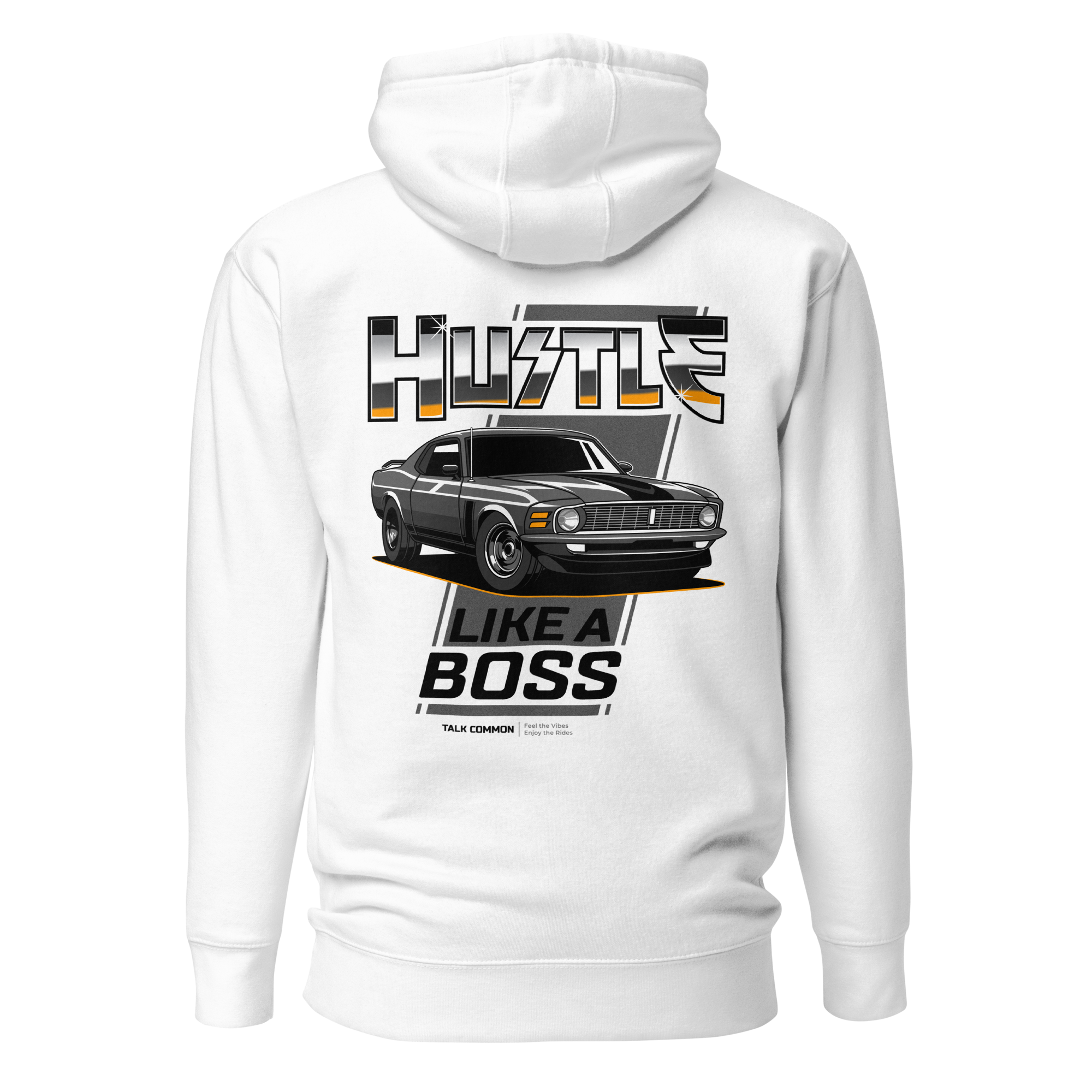 Mustang Boss Hoodie - Black Print