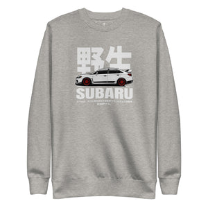 Subaru STI White Variant-Crewneck