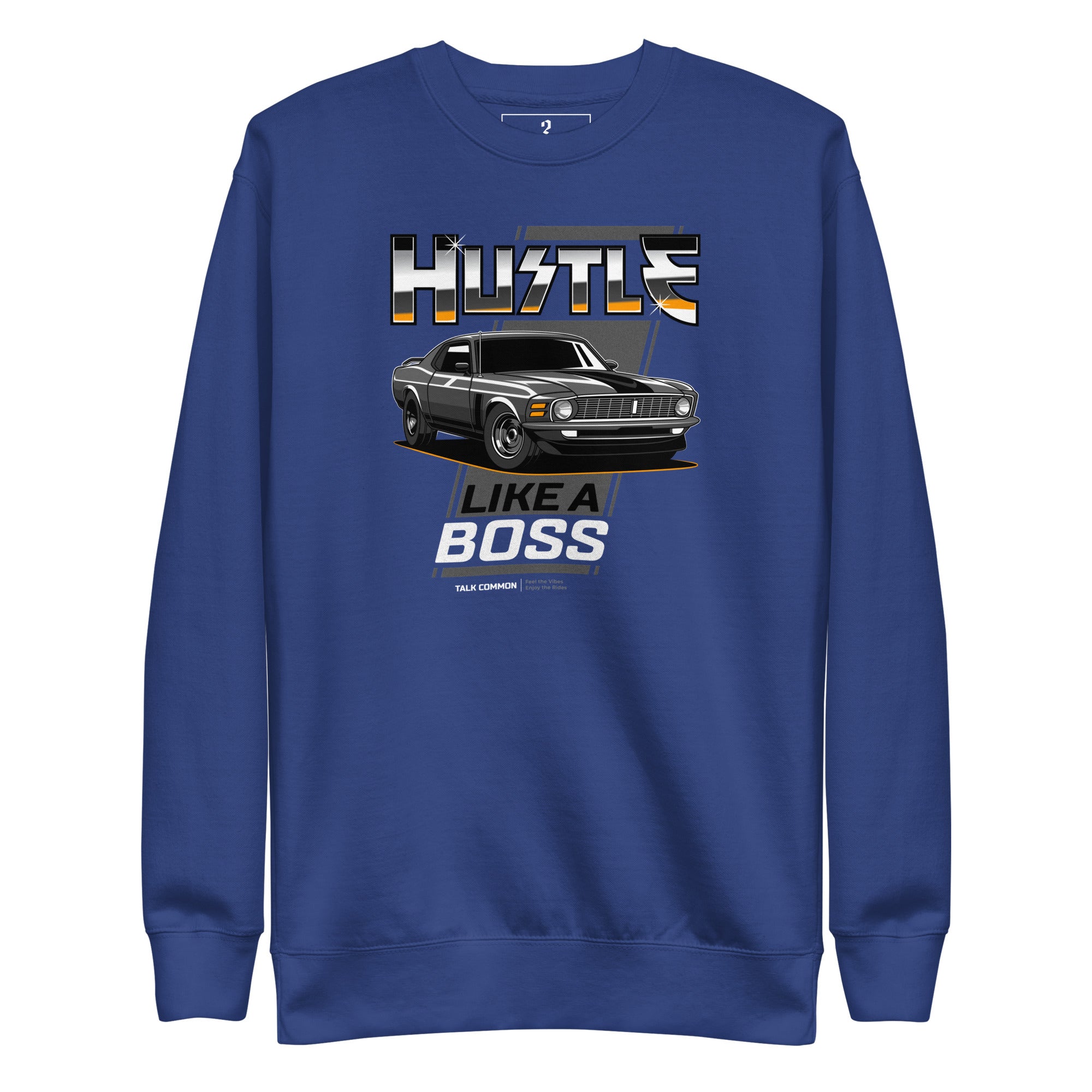 Mustang Boss Crewneck - white print