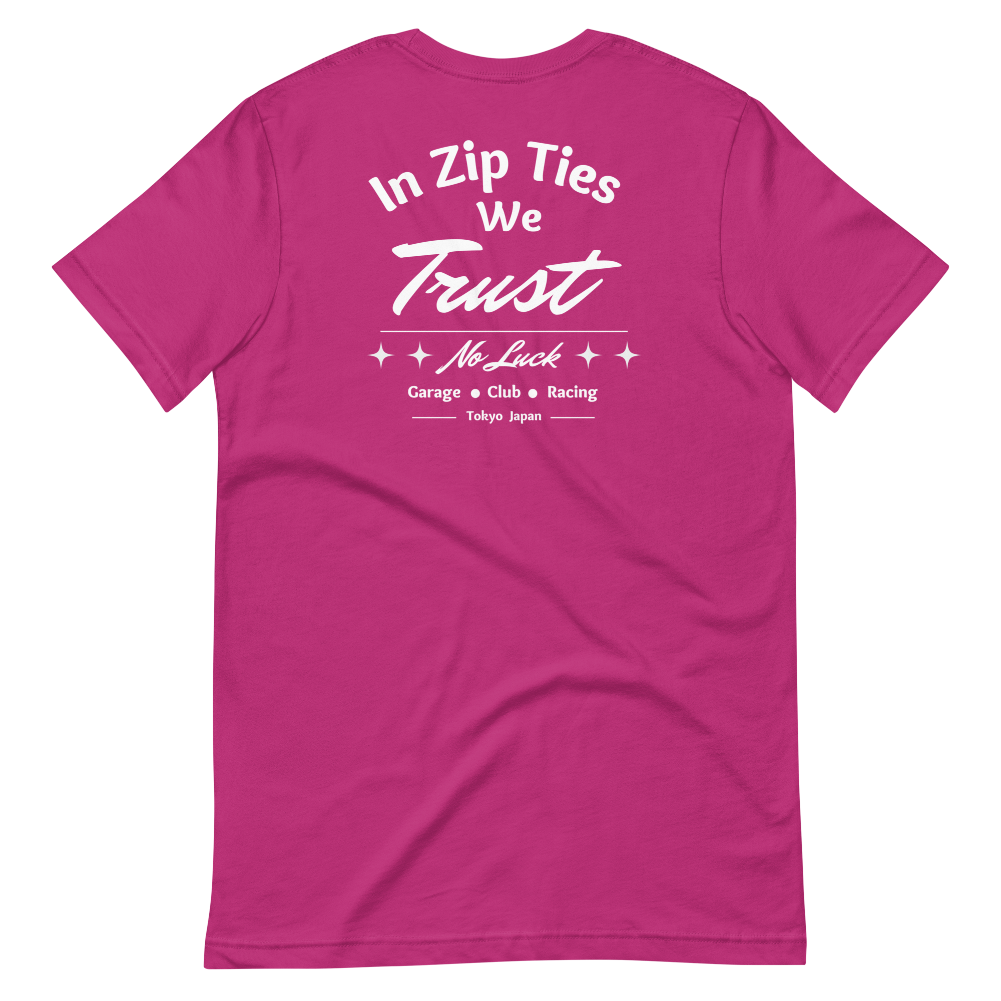 In Zip Ties We Trust - No Luck Race Tee