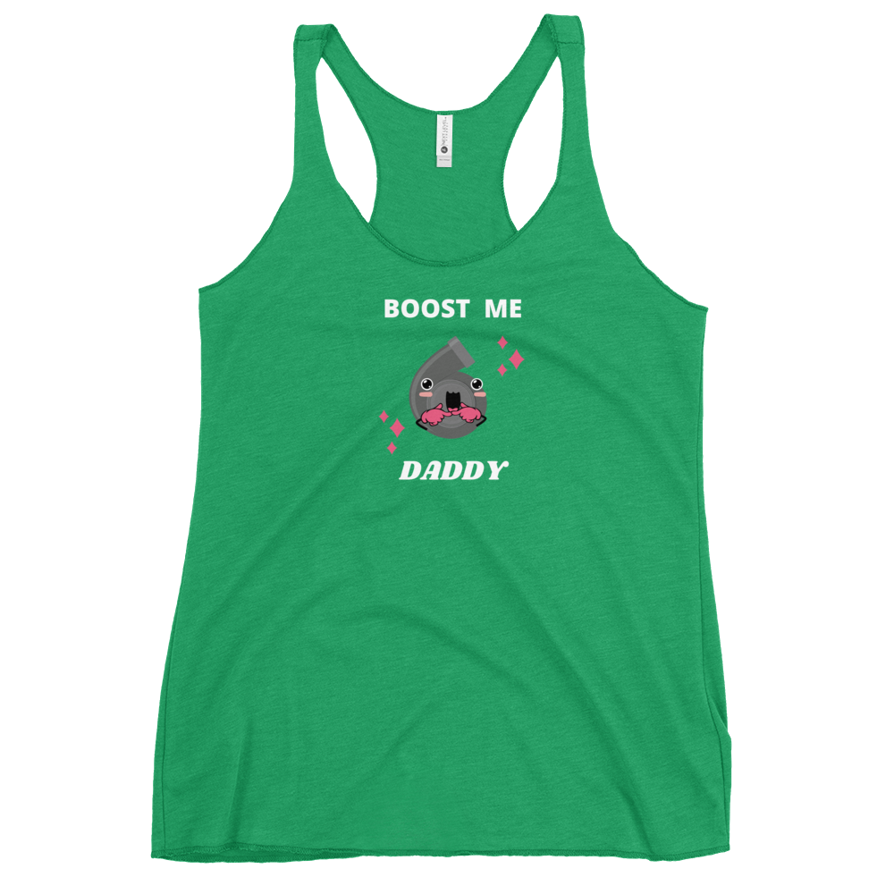 Boost Me Daddy Women's Racerback Tank