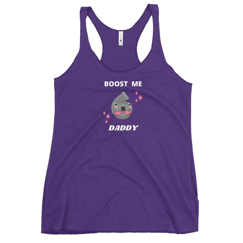 Boost Me Daddy Women's Racerback Tank