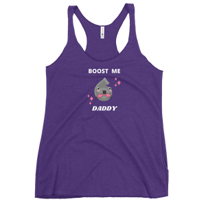 Boost Me Daddy Women's Racerback Tank