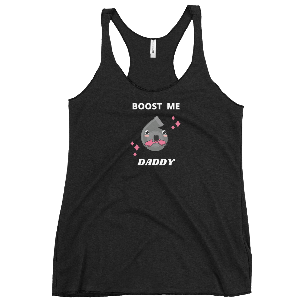 Boost Me Daddy Women's Racerback Tank
