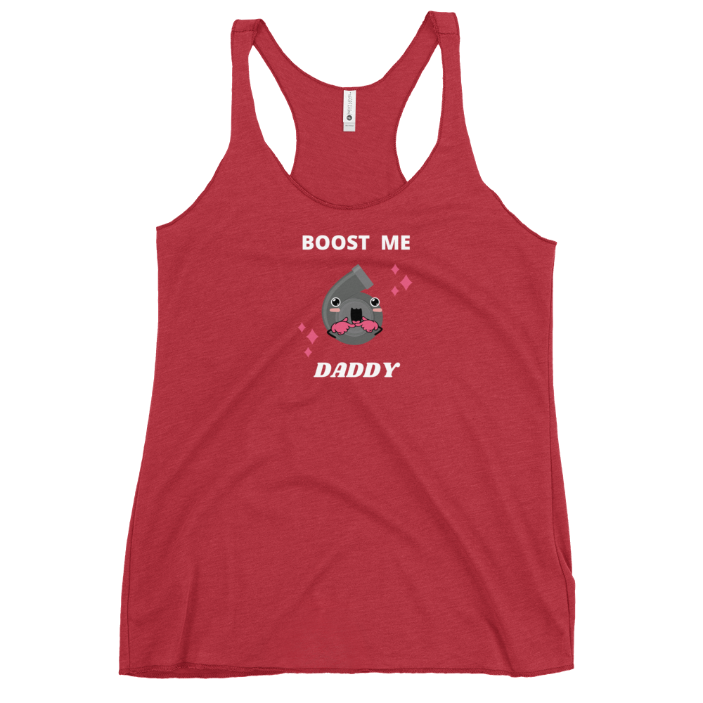 Boost Me Daddy Women's Racerback Tank