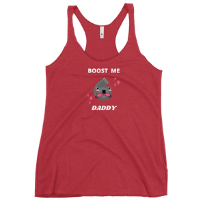 Boost Me Daddy Women's Racerback Tank